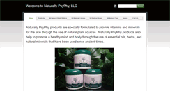 Desktop Screenshot of naturallypsyphyproducts.com